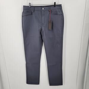 Western Rise AT Pants Mens 34 All Terrain Slim Straight Fit Hiking Blue Grey